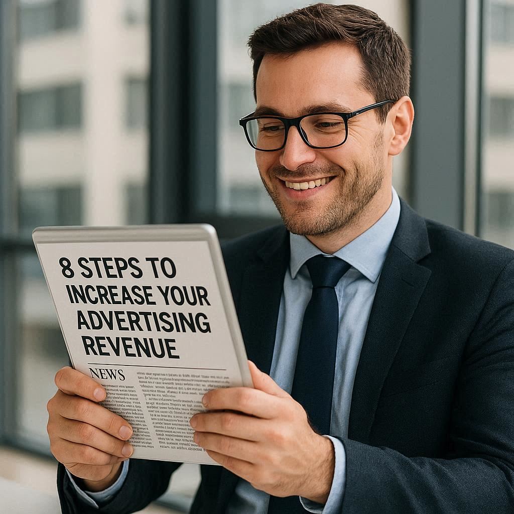 8 Steps to Increase Your Advertising Revenue — The Complete Blueprint for Publishers, Creators, and Business Owners